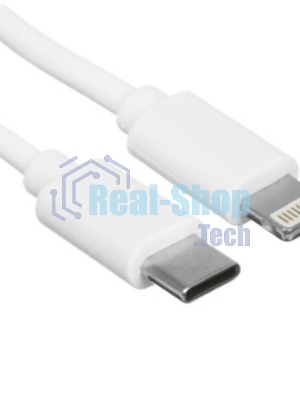 Кабель Rexant Lightning – Type-C 3A, 1м, ПВХ, белый