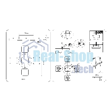 Светильник Ambrella light FL4883/5 BK/WD черный/дерево 90W 3000-6000K 675*675*110 (без ПДУ)
