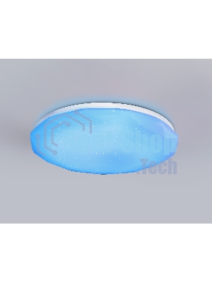 Светодиодный светильник RGB Ambrella light FZ417 WH белый IP20 46W 3000K-6500K+RGB D380*60 (ПДУ ИК)