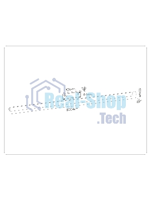 Трековый светильник GL2380 BK черный IP20 30W 3CCT 3000-6400K 48V 900*25*73