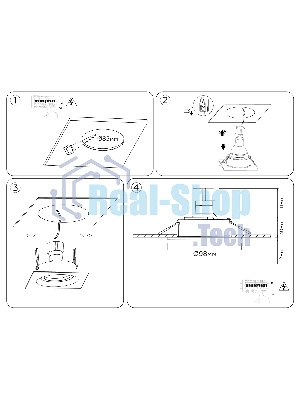 Встраиваемый поворотный точечный светильник Ambrella light TN102755 WH белый IP20 GU5.3 D98*32