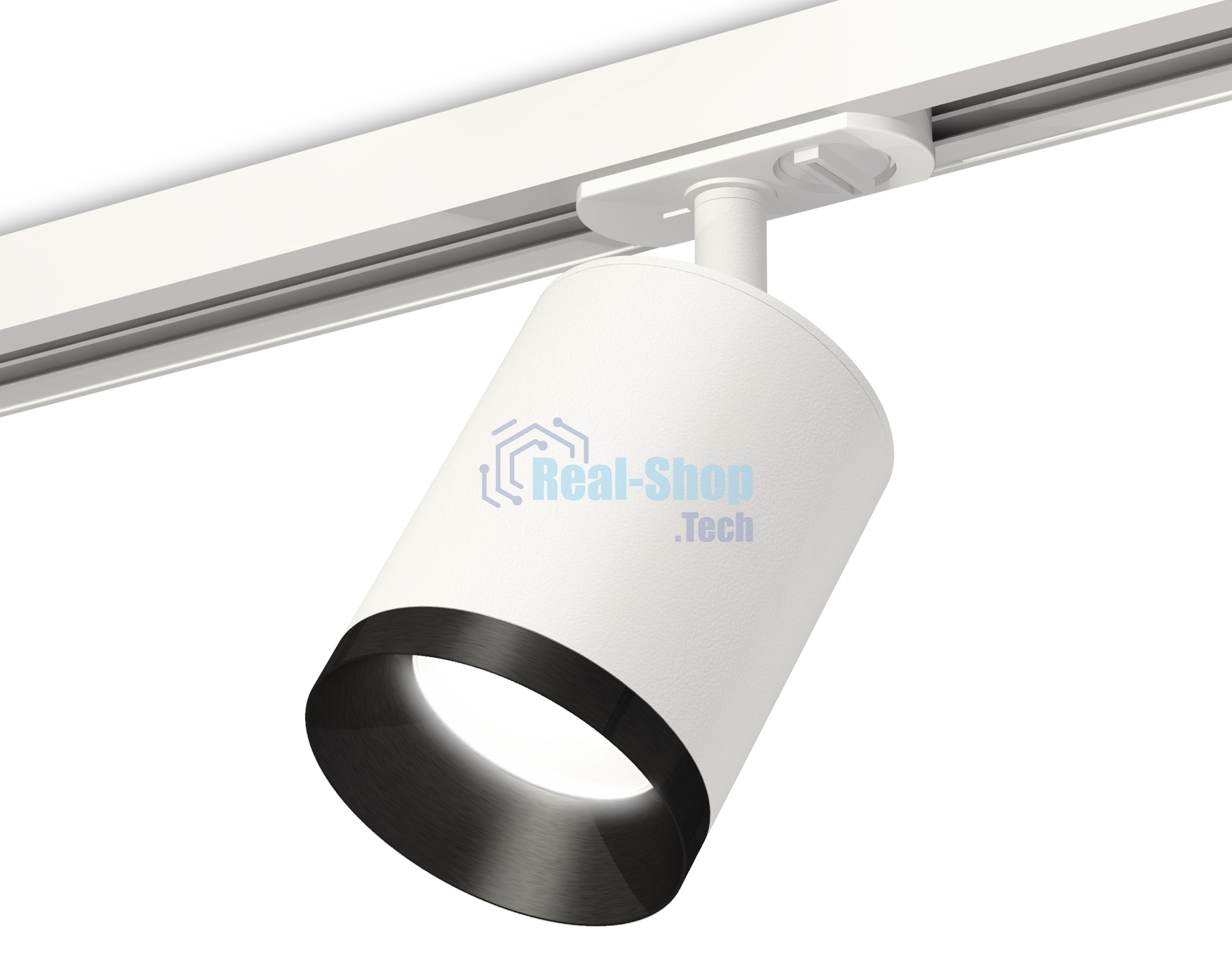 Светильник Ambrella light XT7421002 SWH/PBK белый песок/черный полированный MR16 GU5.3 (A2536, C7421, N7031)