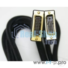 Кабель DVI-D dual link Gembird, 3.0м, 25M/25M, экран, феррит.кольца, пакет