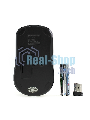 Мышь беспроводная Crown CMM-932W черный, 1000 dpi, радиоканал, USB, кнопки - 3