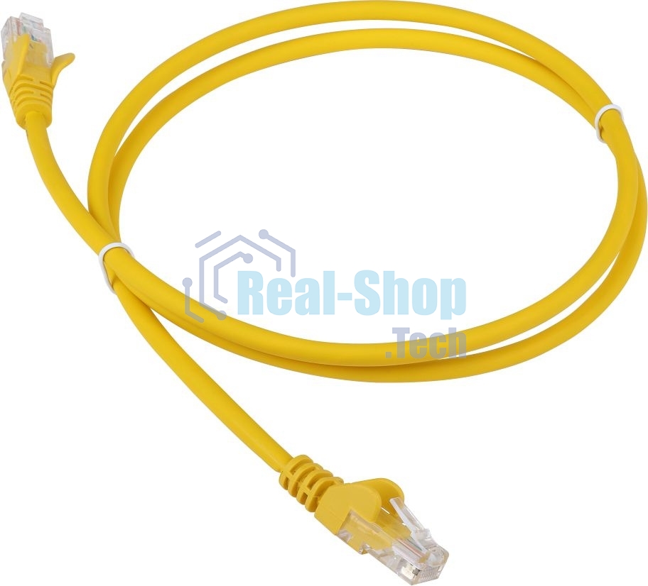 Патч-корд LANMASTER LSZH UTP cat.5e, 2.0 м, желтый