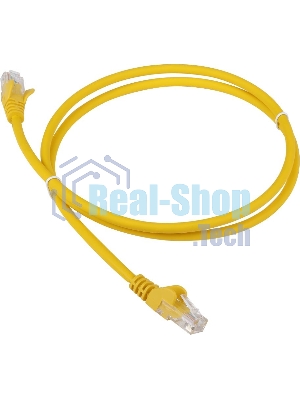 Патч-корд LANMASTER LSZH UTP cat.5e, 2.0 м, желтый