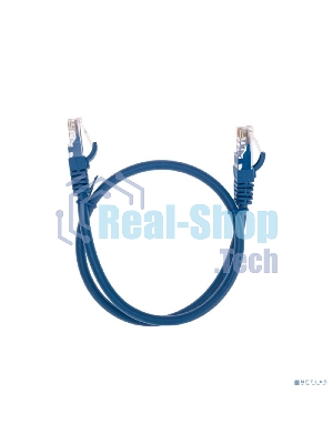 Патч-корд U/UTP Rexant cat.6, RJ45-RJ45, неэкранированный, 26AWG, LSZH, синий, 0.5 м