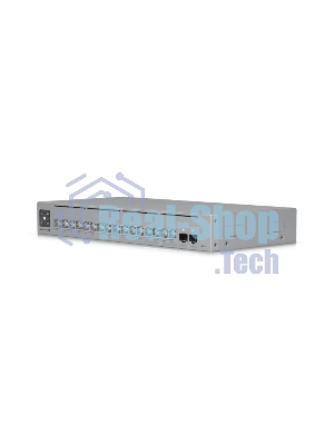 Коммутатор Ubiquiti Networking interface, (12) GbE RJ45 ports (4) 1/2.5 GbE RJ45 ports (2) 10G SFP+ ports; Total non-blocking throughput, 42 Gbps; Switching capacity, 84 Gbps