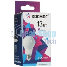 Лампа светодиодная Космос А60 13Вт Е27 6500К 220В