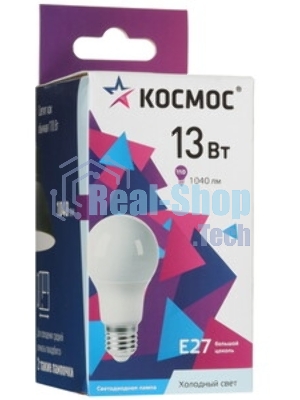 Лампа светодиодная Космос А60 13Вт Е27 6500К 220В