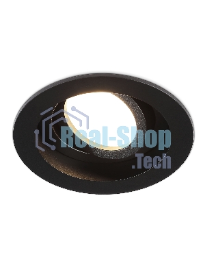 Встраиваемый поворотный точечный светильник Ambrella light TN102756 BK черный IP20 GU5.3 D98*32