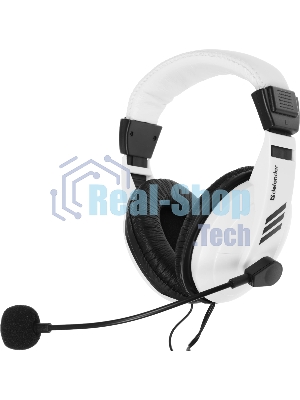 Гарнитура Defender Gryphon 750 белый, проводная