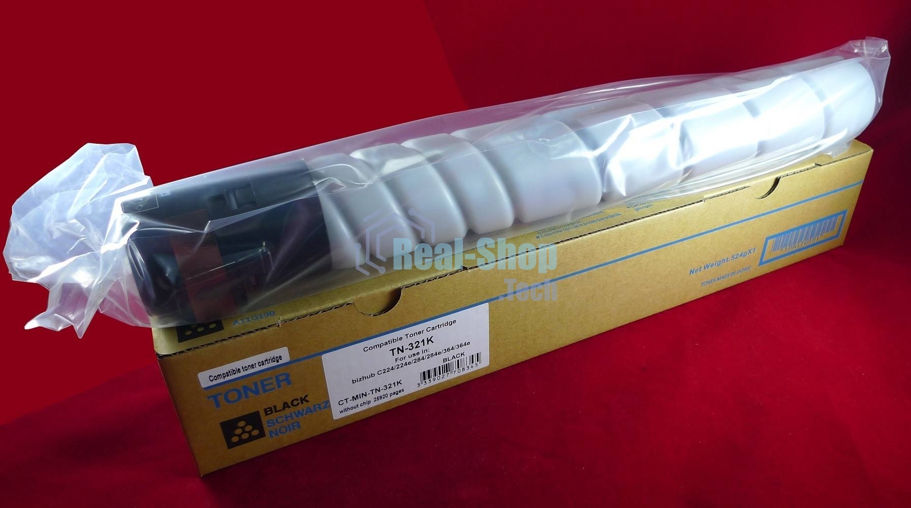 Картридж лазерный ELP TN-321K черный (27000 стр. туба 540 гр.) для Konica-Minolta bizhub C224/224e/284/284e/364/364e