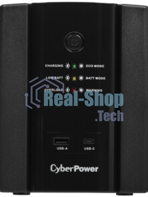 Источник бесперебойного питания CyberPower UT1500EIG/1500 ВА/900 Вт/USB/RJ-11/RJ-45/6xIEC 320 C13 (компьютерная)