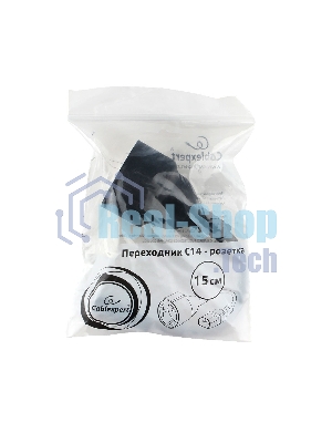 Удлинительный кабель питания Gembird/Cablexpert,C14 - евро-розетка, PC-SFC14M-01