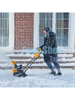 Снегоуборочная машина аккумуляторная Denzel, ESB-460-0, Li-Ion, 36В