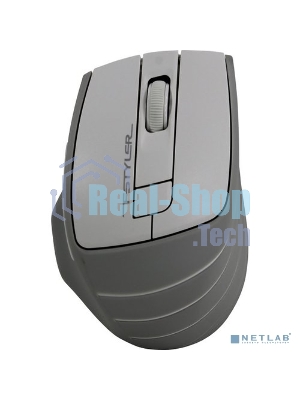 Мышь беспроводная A4Tech Fstyler FG30 белый/серый, 2000 dpi, радиоканал, USB, кнопки - 5