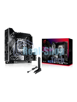 Материнская плата ASUS ROG STRIX Z890-I GAMING WIFI, LGA1851, Intel Z890, 2xDDR5, 2xSATA, 2xM.2, 1xPCI-E 5.0 x16, 1xHDMI, 2xThunderbolt 4, 1x2.5Gb LAN, 9xUSB-A, 1xUSB-C, 5.1, Mini-ITX