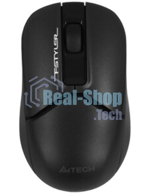 Мышь беспроводная A4Tech Fstyler FG12 белый/черный, 1200 dpi, радиоканал, USB, кнопки - 3