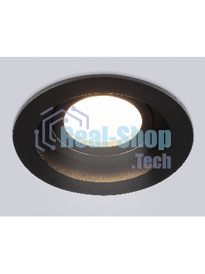 Встраиваемый поворотный точечный светильник Ambrella light TN102756 BK черный IP20 GU5.3 D98*32