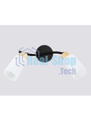 Светильник Ambrella light TR8721/2 BK/WD черный/дерево E14/2 max 60W 380*100*210