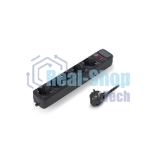 Сетевой фильтр ExeGate EX221185RUS SP-5-3B (5 розеток, 3 м, евровилка, черный)
