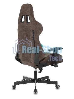 Кресло Бюрократ VIKING KNIGHT LT10 FABRIC коричневый, ткань, 120 кг, механизм качания