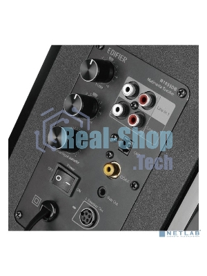 Колонки Edifier R1855DB Black Активные, 70W RMS, 60-20000Гц, дерево, пульт ДУ, Bluetooth 5.0,выход на сабвуфер,Opt/Coaxial,2 RCA