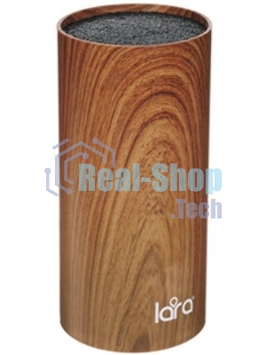 Подставка для ножей универсальная LARA LR05-103 Wood круглая Soft touch 110×225