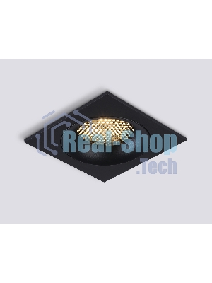 Светильник встраиваемый Ambrella light TN102729 BK черный GU5.3 92*92*23
