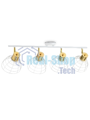 Светильник Ambrella light TR8603/4 WH/GD белый/золото E27*4 max 40W 465*154*230