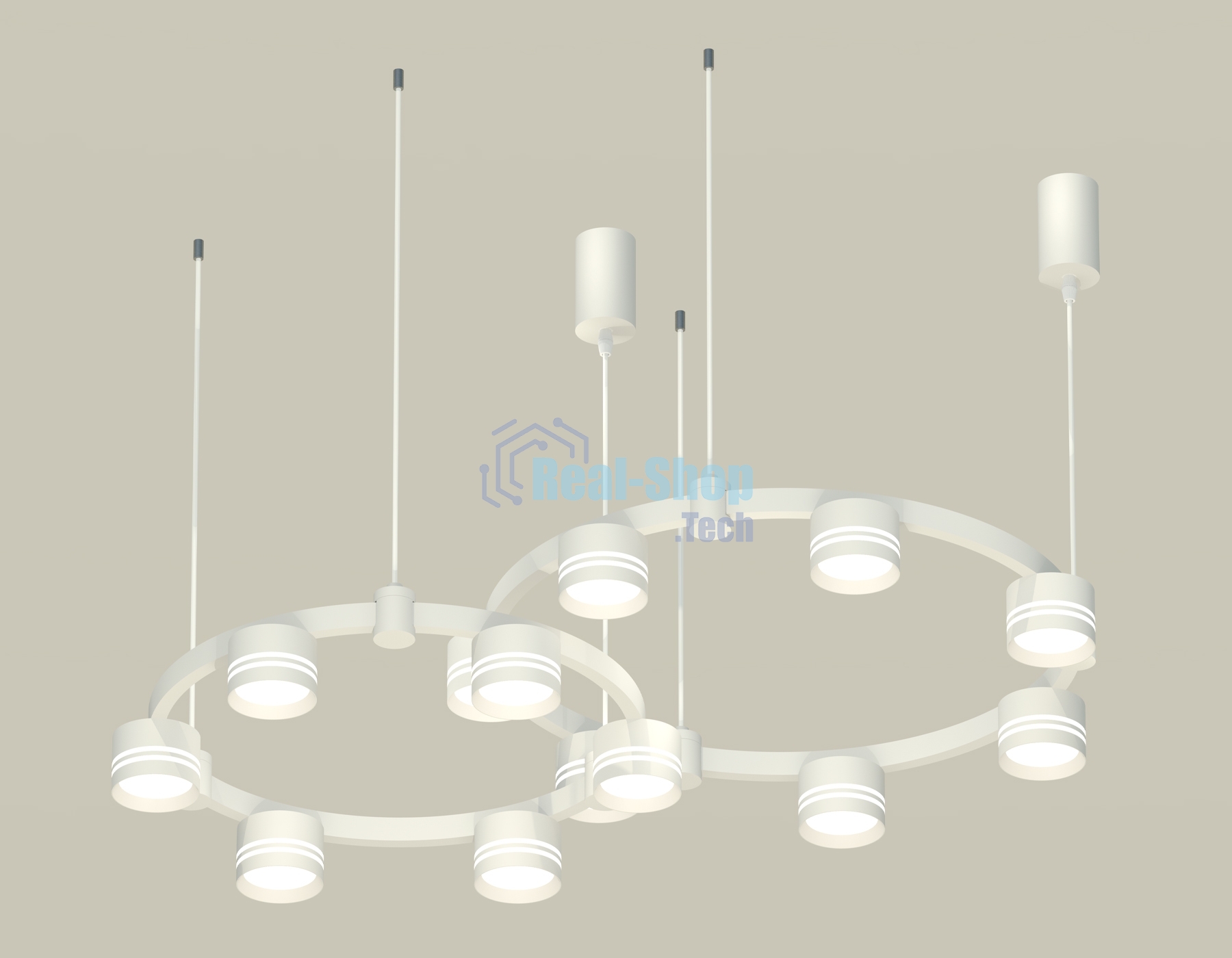 Светильник Ambrella light XR92081005/13 SWH/FR белый песок/белый матовый GX53 (A9208, C9236, C9231, N8477)