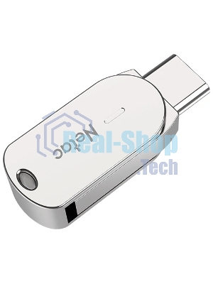 Флешка USB Netac U785C (NT03U785C-064G-32PN), 64Gb, USB 3.0/TypeC, R/W 110/45, серебристый