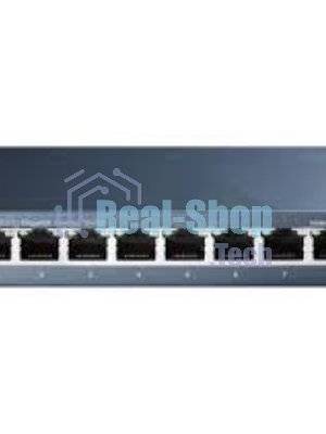Коммутатор TP-Link SMB TL-SG108 8-port Desktop Gigabit Switch, 8 10/100/1000M RJ45 ports,metal case
