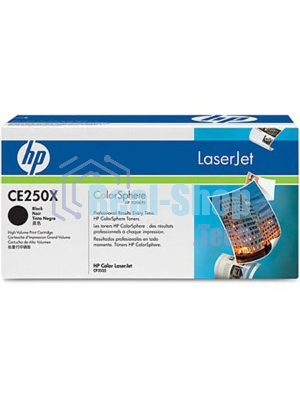 Картридж лазерный HP CE250X черный для CLJ CM3530/CP3525 10500 стр.