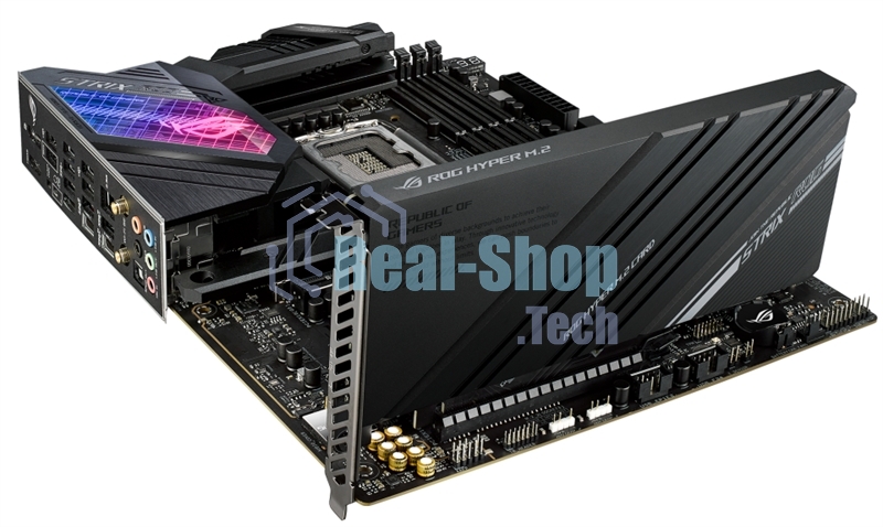 Материнская плата ASUS ROG STRIX Z690-E GAMING WIFI, LGA 1700, Intel Z690, 4xDDR5, 6xSATA, 3xM.2, 1xPCI-E 5.0 x16, 1xPCI-E 4.0 x4, 1xPCI-E 3.0 x4, 1xPCI-E x1, 1xHDMI, 1xDP, 1x 2.5Gb LAN, 4xUSB-A 2.0, 4xUSB-A 3.2 Gen 1, 2xUSB-A 3.2 Gen 2, 1xUSB-C 3.2 Gen 2, 1xUSB-C 3.2 Gen 2x2, 5x3.5 мм, 7.1, ATX
