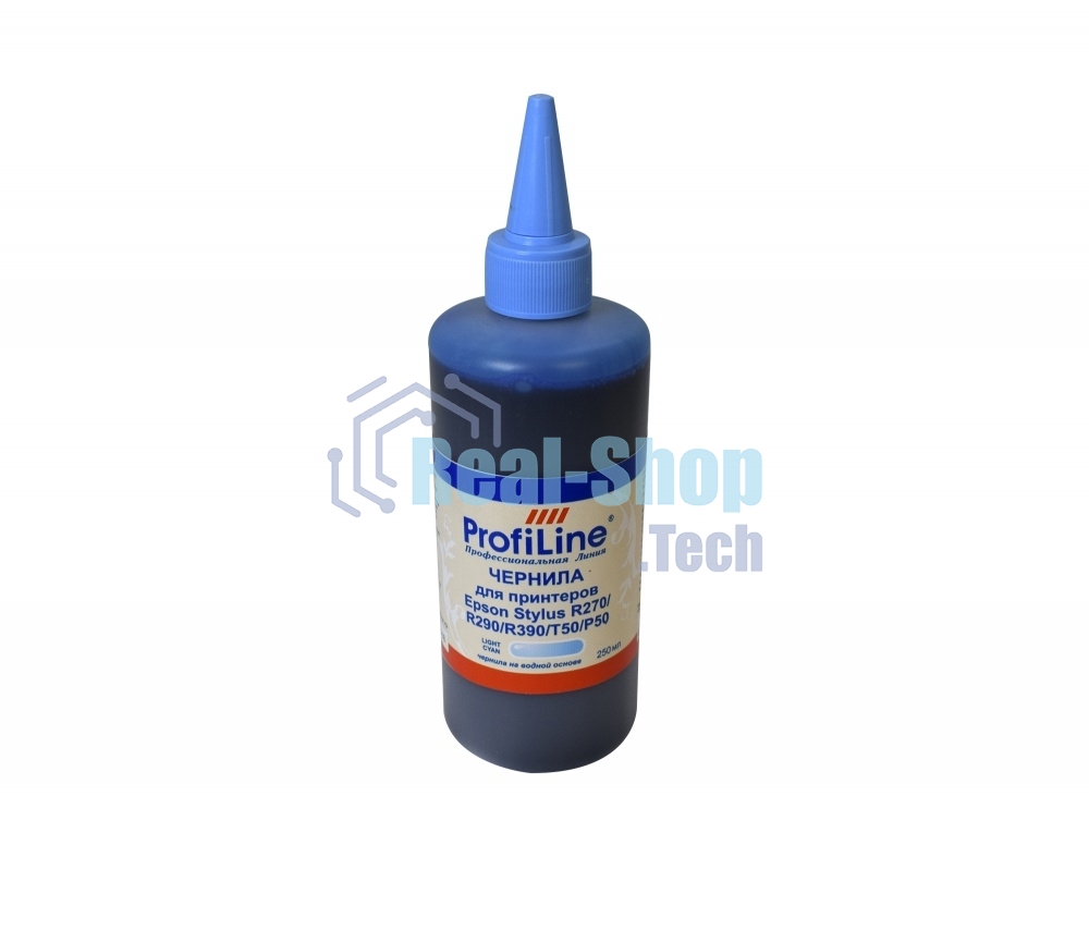 Чернила для принтеров Epson Stylus R270/R290/R390/T50/P50 Light Cyan 250 мл водн ProfiLine