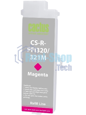 Картридж перезаправляемый струйный Cactus CS-R-PFI321SET-CHIP набор 5шт.упак. для Canon imagePROGRAF TM-250/255/350/355 с чипом