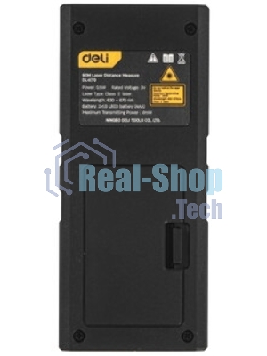 Лазерный дальномер Deli DL4170 (Диапазон измерения 0,05~80м, точность измерения: ±3мм)
