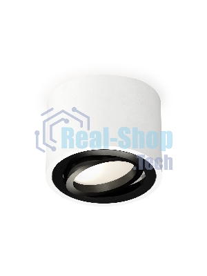 Светильник Ambrella Light XS7510002 SWH/PBK белый песок/черный полированный MR16 GU5.3 (C7510, N7002)