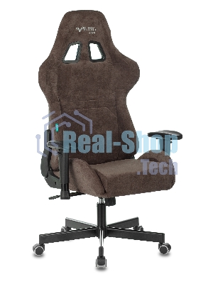 Кресло Бюрократ VIKING KNIGHT LT10 FABRIC коричневый, ткань, 120 кг, механизм качания