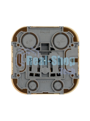Розетка без заземления без шторок Legrand 782270 (Дерево)