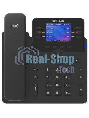 Телефон IP Dinstar C63GP черный