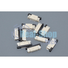 Разъем FPC Half Coverage Top Contact 0.8K-BS-6PWB 6 pin высота 2мм шаг 0,8мм 10 шт