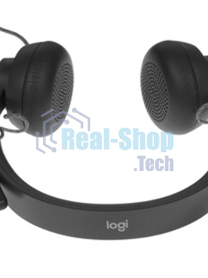 Гарнитура Logitech Zone Wired UC графит, проводная, USB-C, сертификация Microsoft Teams