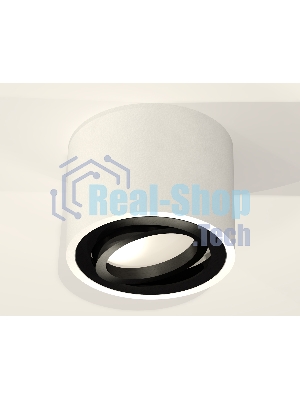 Светильник Ambrella Light XS7510002 SWH/PBK белый песок/черный полированный MR16 GU5.3 (C7510, N7002)