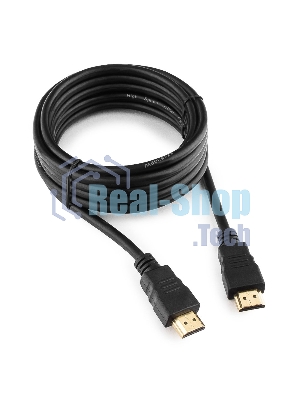 Кабель Cablexpert HDMI CC-HDMI4-10, 19M/19M, v2.0, медь, позол.разъемы, экран, 3м, черный, пакет
