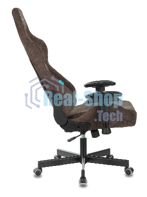 Кресло Бюрократ VIKING KNIGHT LT10 FABRIC коричневый, ткань, 120 кг, механизм качания