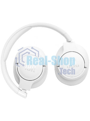 Беспроводные/проводные наушники JBL Tune 720BT белый, полноразмерные, Bluetooth 5.3 + проводной, до 76 ч
