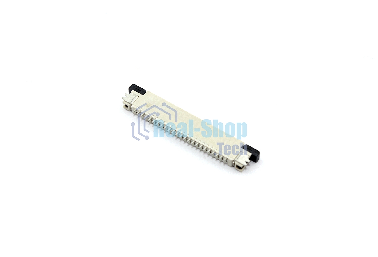 Разъем FPC Half Coverage Bottom Contact 0.8K-BX-24PWB 24 pin высота 2мм шаг 0,8мм